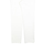 JEANOLOGY Womens White Regular Fit Straight Denim Jeans W28 L30 Zip Cotton Blend