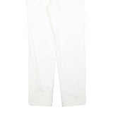 JEANOLOGY Womens White Regular Fit Straight Denim Jeans W28 L30 Zip Cotton Blend