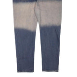 Blue Mens Slim Cotton Blend Denim Jeans W42 L31 Patch Detail Casual