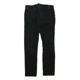 PEACE Womens Slim Black Cotton Blend Skinny Trousers W28 L27 Zip Casual