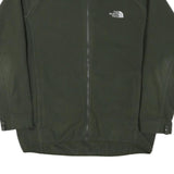 THE NORTH FACE Mens Green Jacket L Polyester Blend Zip Plain Outdoor Casual