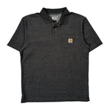 Carhartt Polo Shirt - Medium Gray Cotton Blend