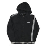 TERROR Mens Black Zip Hoodie S Skull Graphic Death Cant Stop Us