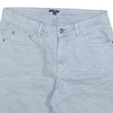 KIARI Womens Shorts Blue Denim M W32 Cotton Blend Casual Lightweight