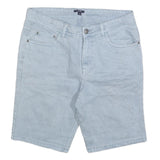 KIARI Womens Shorts Blue Denim M W32 Cotton Blend Casual Lightweight