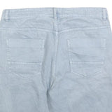 KIARI Womens Shorts Blue Denim M W32 Cotton Blend Casual Lightweight
