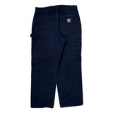 Carhartt Carpenter Pants - 33W 30L Navy Cotton