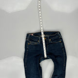 True Religion Skinny Jeans - 25W UK 4 Dark Wash Cotton