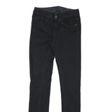 G-STAR Womens Black Slim Skinny Denim Light W25 L23 Zip Cotton Blend Jeans