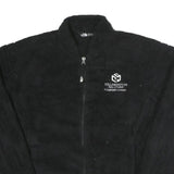 COLUMBIA Womens Black Polyester Fleece Zip Jacket M Outdoor Casual Warm Comfort