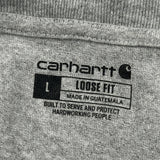 Fahrner Asphalt Sealers Carhartt T-Shirt - Large Grey Cotton