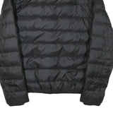 LEVI'S Mens Black Puffer Jacket M Polyester Blend Zip Casual Outerwear