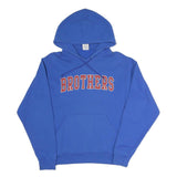 JERZEES Mens Blue Brothers Pullover Hoodie S Cotton Blend Casual Top