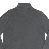 RALPH LAUREN POLO JEANS COMPANY Mens Grey Plain Cotton Jumper Pullover Cable