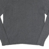 RALPH LAUREN POLO JEANS COMPANY Mens Grey Plain Cotton Jumper Pullover Cable
