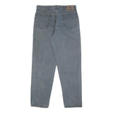 WRANGLER Womens Jeans Blue Relaxed Straight Denim Medium W34 L32 Classic Zip