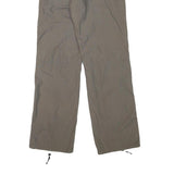 CLOCKHOUSE Mens Polyester Blend Beige Relaxed Straight Trousers W26 L31 Casual
