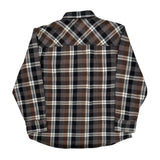 Dickies Checked Flannel Shirt - XL Black Cotton
