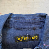 Obiettivo Denim Dress - Small Blue Cotton