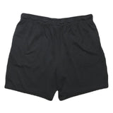 NIKE Mens Black Casual Polyester Blend Sports Shorts XL W34 Lightweight Comfort