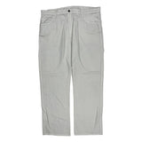 Dickies Carpenter Trousers - 40W 31L White Cotton