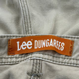 Lee Cargo Shorts - 32W 10L Beige Cotton