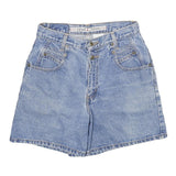 ZENA JEANS Womens Denim Blue Casual Shorts S W28 Cotton Button Closure