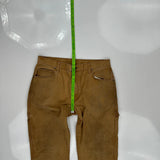 Dickies Carpenter Pants - 33W 32L Brown Cotton
