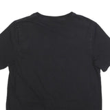 PUMA Mens Black L Graphic T-Shirt Short Sleeve Crew Neck Cotton Blend