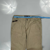 Unbranded Cargo Trousers - 36W 34L Beige Cotton