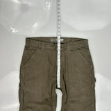 Carhartt Carpenter Pants - 33W 30L Green Cotton