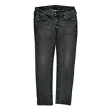True Religion Skinny Jeans - 30W US 4 Gray Cotton Blend