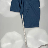 Quiksilver Shorts - 34W 9L Blue Polyester