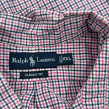 Ralph Lauren Checked Short Sleeve Shirt - 2XL Multicoloured Cotton