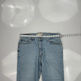 Levis 505 Jeans - 36W 30L Light Wash Cotton