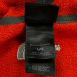 Kids The North Face Fleece Jacket - Large Red Polyester
