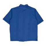 Tropicool Short Sleeve Shirt - Medium Blue Polyester Blend