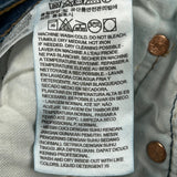 Levis Denim Shorts - 36W 9L Blue Cotton