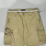 Lee Cargo Shorts - 36W 11L Beige Cotton