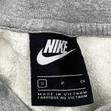 Nike College Sweatshirt - Small Gray Cotton