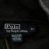 Vintage Polo By Ralph Lauren 1/4 Zip - XL Grey Cotton
