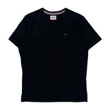 Tommy Jeans T-Shirt - Medium Navy Cotton