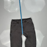 Unbranded Workwear Carpenter Pants - 34W 34L Gray Cotton