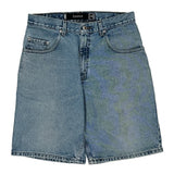 Silver Tab Levis Baggy Denim Shorts - 34W 10L Light Wash Cotton