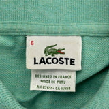 Lacoste Polo Shirt - XL Green Cotton