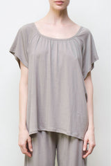 U-Back Top - Organic Cotton - Grey