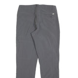 THE NORTH FACE Womens Grey Regular Straight Trousers W32 L32 Outdoor Zip Pockets