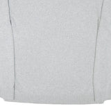 TOMMY HILFIGER Mens Grey Crew Neck Patterned Jumper Cotton Blend L Casual Wear