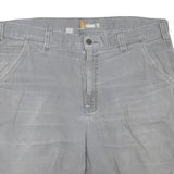 CARHARTT Mens Shorts Grey Casual Relaxed Fit L W38 Cargo Pocket Workwear