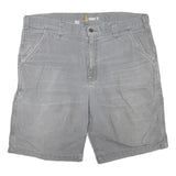 CARHARTT Mens Shorts Grey Casual Relaxed Fit L W38 Cargo Pocket Workwear